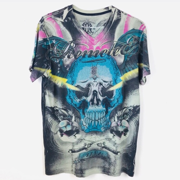 Affliction Other - Remetee Affliction crystal skull graphic t shirt S